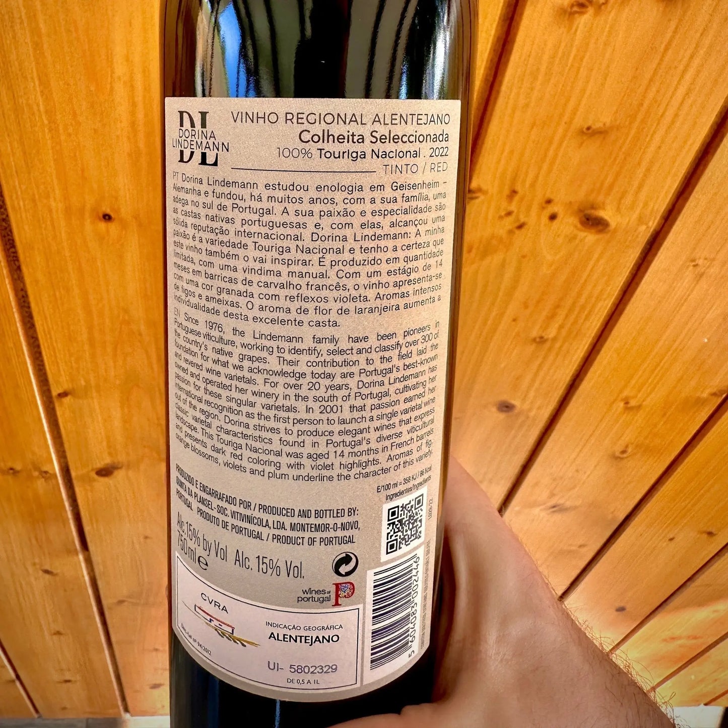 Dorina Lindemann C.S Touriga Nacional - Plansel