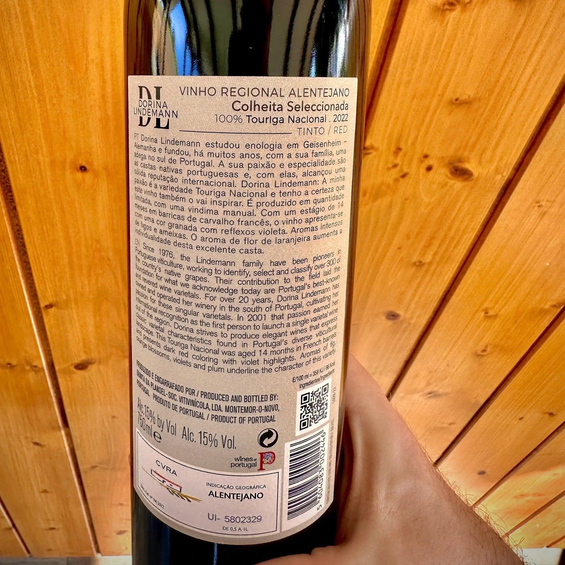 Dorina Lindemann C.S Touriga Nacional - Plansel