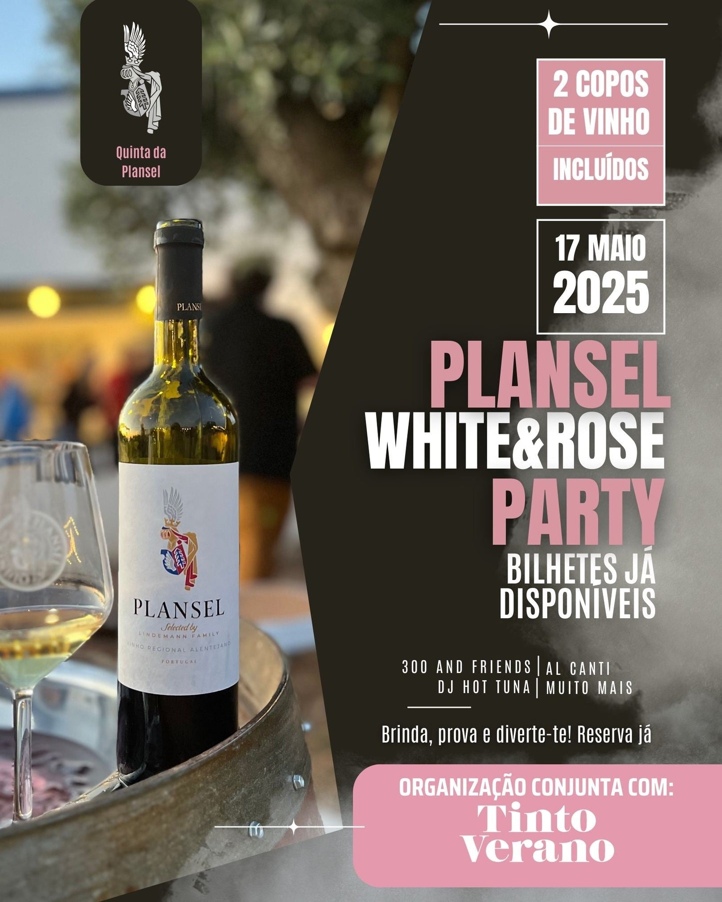 Evento Plansel White & Rose Party - Plansel